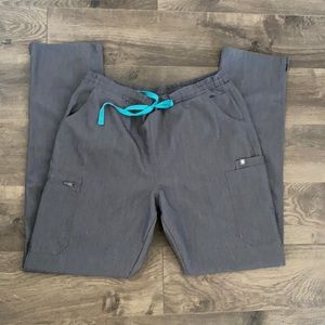 Fig scrub bottoms size large tall